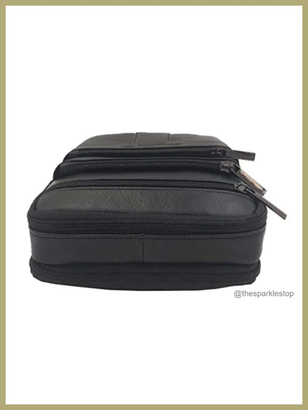Genuine Leather Messenger Bag Sling Crossbody Shoulder Bag for Travel Work